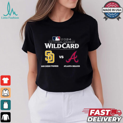 San Diego Padres Vs Atlanta Braves 2024 MLB National League Wild Card Shirt