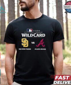 San Diego Padres Vs Atlanta Braves 2024 MLB National League Wild Card Shirt