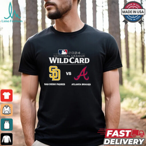 San Diego Padres Vs Atlanta Braves 2024 MLB National League Wild Card Shirt