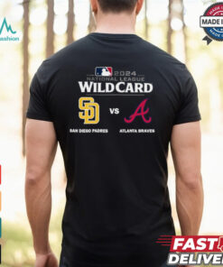 San Diego Padres Vs Atlanta Braves 2024 MLB National League Wild Card Shirt