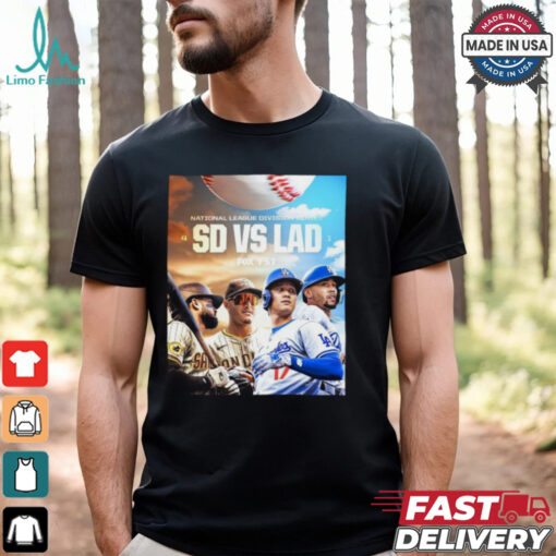 San Diego Padres vs Los Angeles Dodgers 2024 National League Division Series shirt