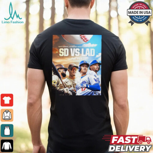 San Diego Padres vs Los Angeles Dodgers 2024 National League Division Series shirt