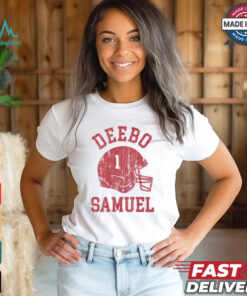 San Francisco 49ers Deebo Samuel helmet shirt