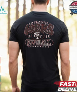 San Francisco 49ers Fanatics Heather Scarlet Official Retro Tri Blend T Shirt