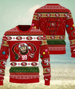 San Francisco 49ers Football NCAA Ugly Christmas Sweaters