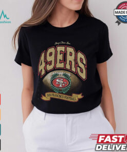 San Francisco 49ers Stoney Clover Lane x '47 Black Glitter Rocker Retro Tubular T Shirt