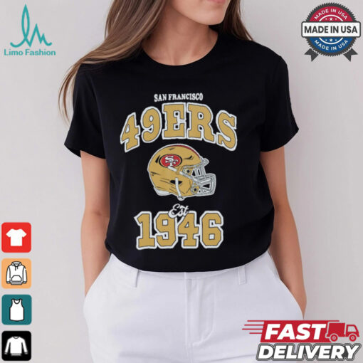 San Francisco 49ers x Aleali May Black T Shirt