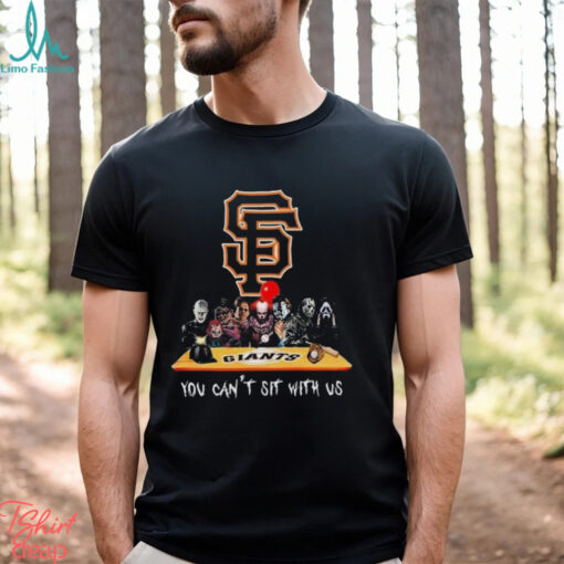 San Francisco Giants MLB Horror Movies Halloween You Can’t Sit With Us 2024 Shirt