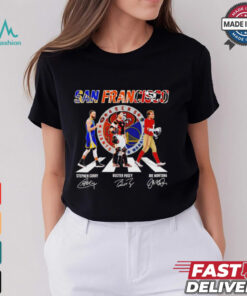 San Francisco sports teams Curry Posey Montana signatures Shirt