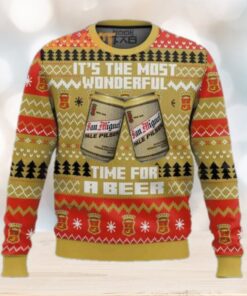 San Miguel UK beer Ugly Christmas Sweater – Fun Holiday Beer Lover Sweater