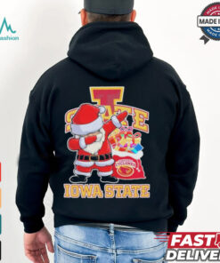 Santa Claus Dabbing X Iowa State Cyclones Christmas Shirt