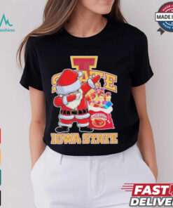 Santa Claus Dabbing X Iowa State Cyclones Christmas Shirt