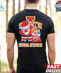 Santa Claus Dabbing X Iowa State Cyclones Christmas Shirt