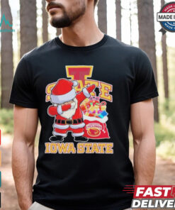 Santa Claus Dabbing X Iowa State Cyclones Christmas Shirt