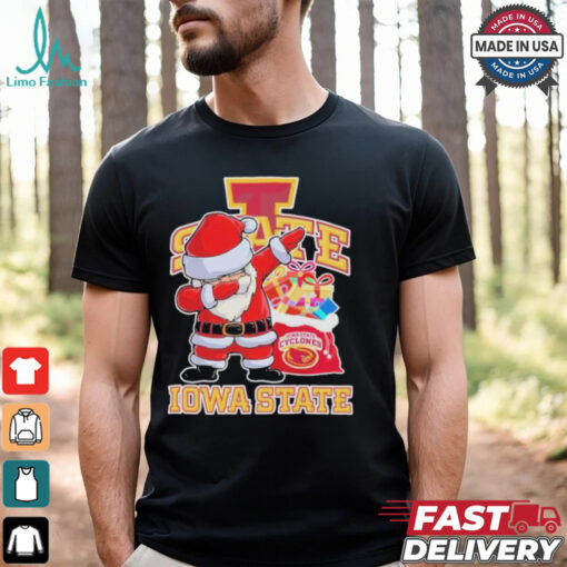 Santa Claus Dabbing X Iowa State Cyclones Christmas Shirt