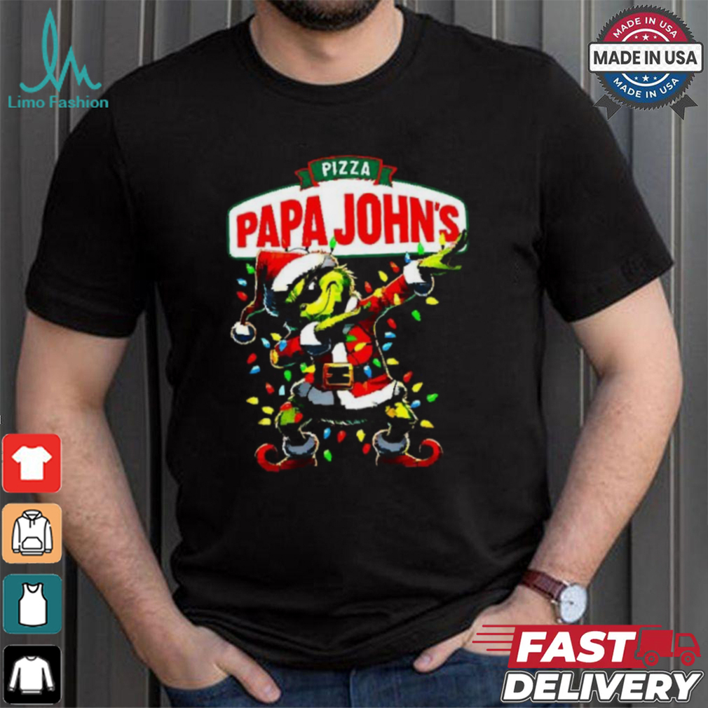 Santa Grinch Dadbing Papa John’s Pizza Christmas shirt Santa Grinch Dadbing Papa John’s Pizza Christmas shirt
