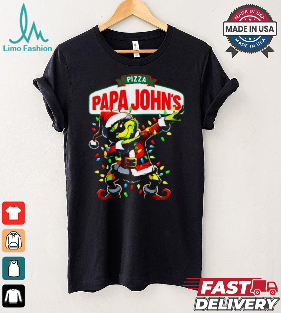 Santa Grinch Dadbing Papa John’s Pizza Christmas shirt Santa Grinch Dadbing Papa John’s Pizza Christmas shirt