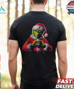 Santa Grinch Love Alabama Football Shirt