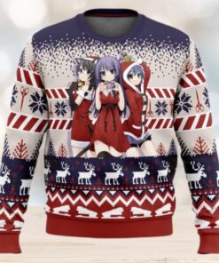 Santa Hitagi Tsubasa And Suruga Bakemonogatari Ugly Christmas Sweater