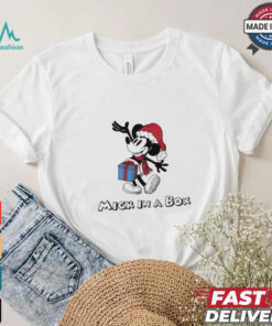 Santa Mickey Mouse Mick in a box shirt