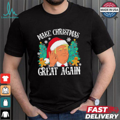 Santa Trump Christmas Make Christmas Great Again shirt