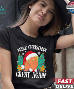 Santa Trump Christmas Make Christmas Great Again shirt