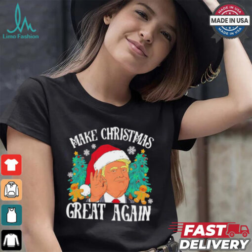 Santa Trump Christmas Make Christmas Great Again shirt