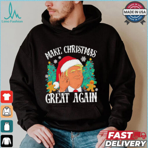 Santa Trump Christmas Make Christmas Great Again shirt