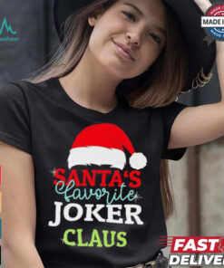 Santa’s Favorite Joker Claus Xmas shirt
