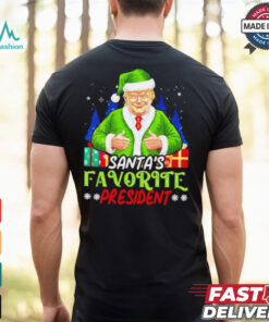 Santa’s Favorite President Funny Trump Christmas shirt