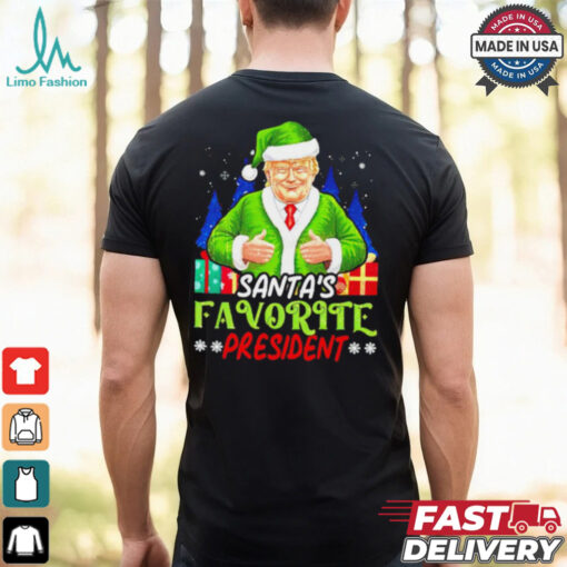 Santa’s Favorite President Funny Trump Christmas shirt