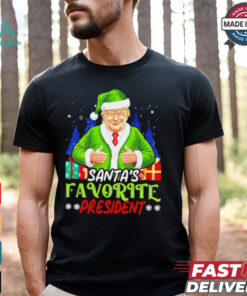 Santa’s Favorite President Funny Trump Christmas shirt