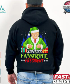 Santa’s Favorite President Funny Trump Christmas shirt