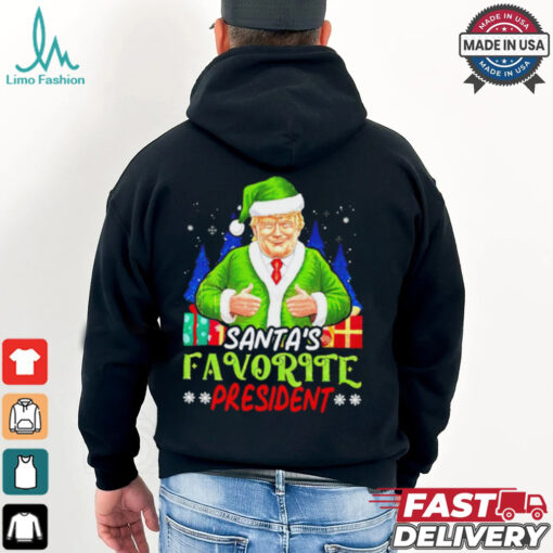 Santa’s Favorite President Funny Trump Christmas shirt