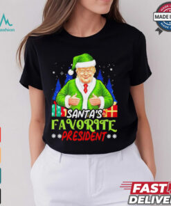 Santa’s Favorite President Funny Trump Christmas shirt