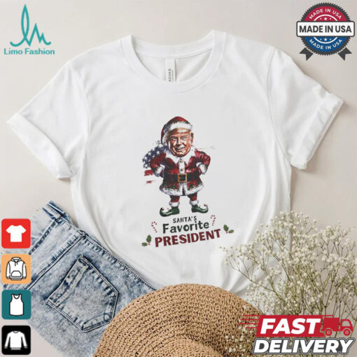 Santa’s favorite president elf Trump Christmas shirt