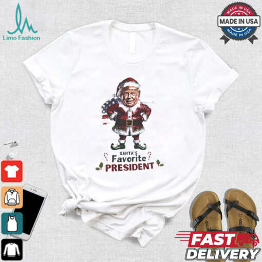 Santa’s favorite president elf Trump Christmas shirt