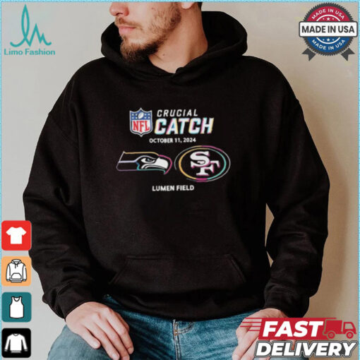 Seattle Seahawks Vs San Francisco 49ers October 11, 2024 NFL Crucial Catch t shirt