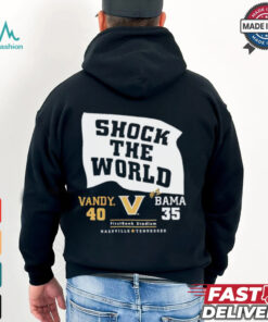 Shock the world Vandy beats Bama 40 35 down goes #1 shirt