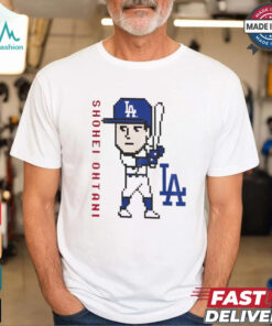 Shohei Ohtani Los Angeles Dodgers 8 bit shirt