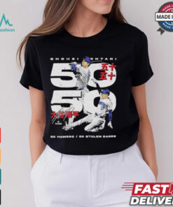 Shohei ohtani los angeles d 50 50 club japanese shirt