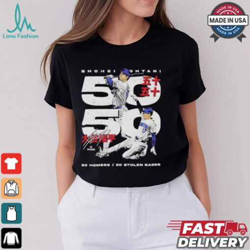 Shohei ohtani los angeles d 50 50 club japanese shirt
