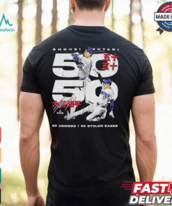 Shohei ohtani los angeles d 50 50 club japanese shirt