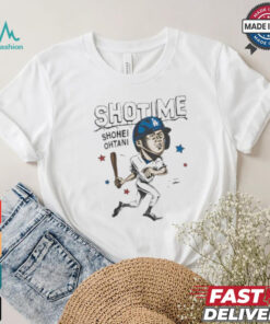 Shotime Shohei Ohtani Los Angeles Dodgers caricature shirt