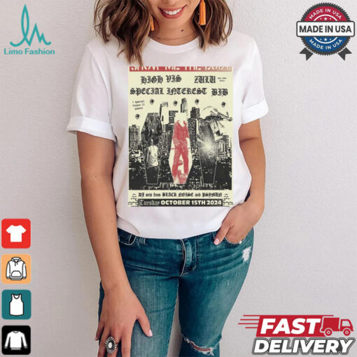 Show me the body at the belasco in los angeles on october 15 2024 shirt