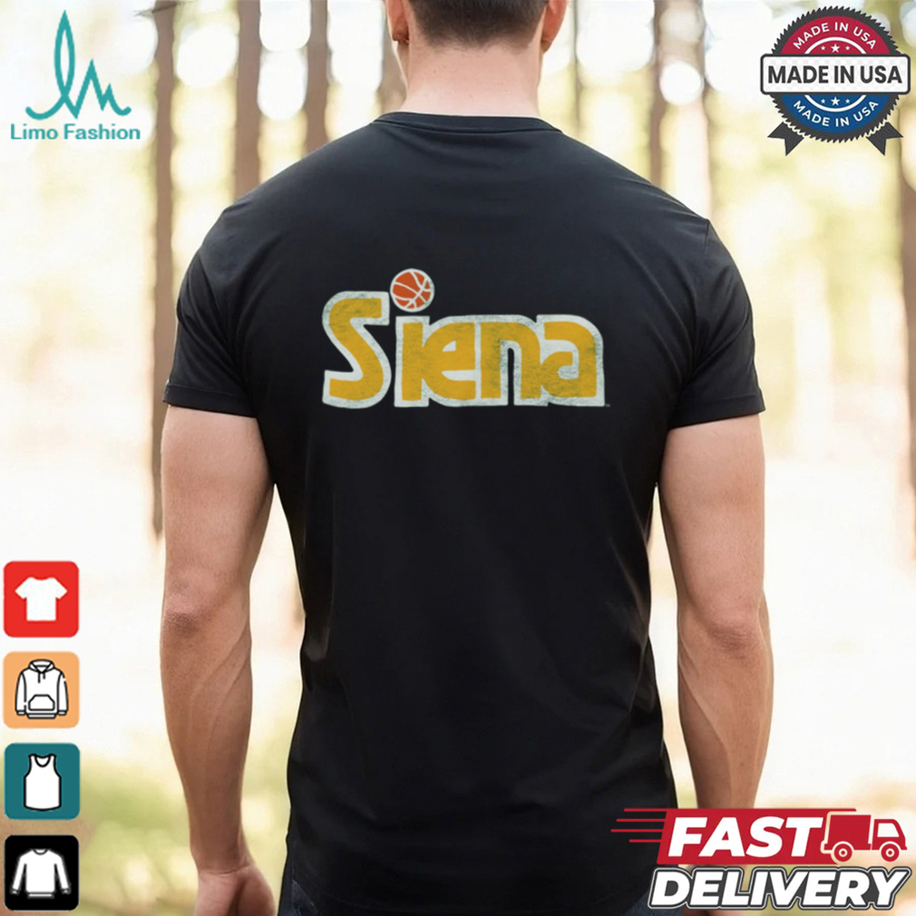 Siena Vintage Basketball Logo Shirt Siena Vintage Basketball Logo Shirt