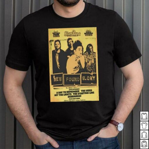 Slam Dunnk New Found Glory The USED Festival 2025 T shirt