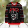 Slayer Reign In Blood For The Holiday Skull Knitted Ugly Sweater