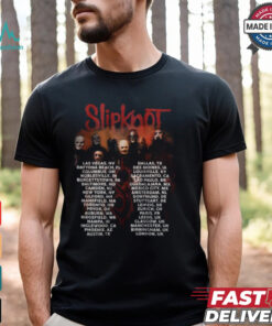 Slipknot Here Come The Pain Schedule Of Tour 2024 Shirt