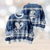 Smart Woman Loves Her Detroit Lions Christmas Holiday Sweater1